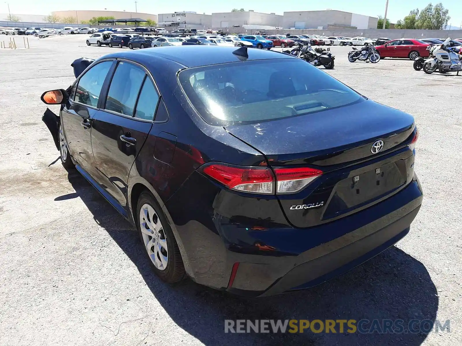 3 Photograph of a damaged car 5YFEPMAE3MP238519 TOYOTA COROLLA 2021