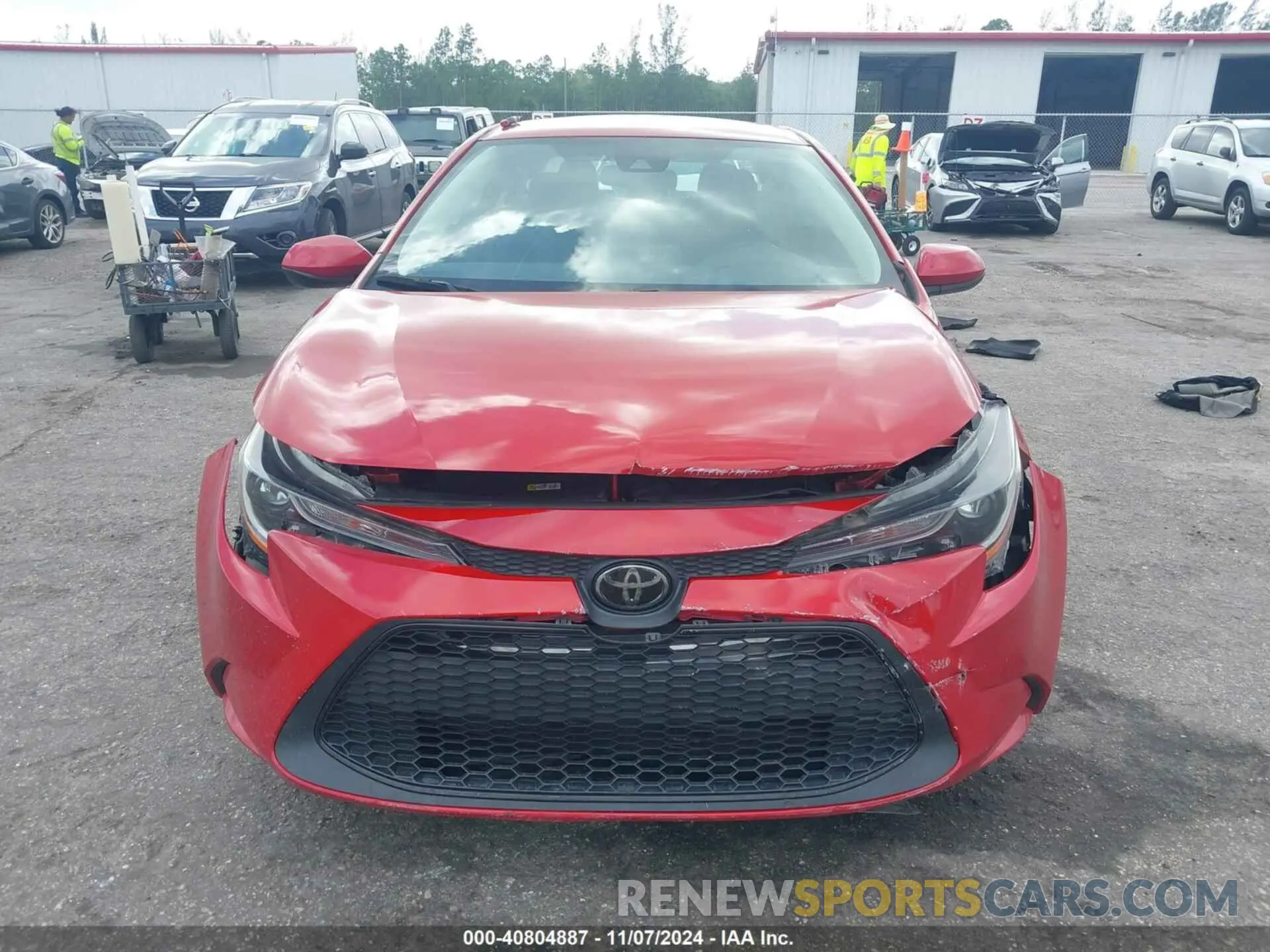 12 Photograph of a damaged car 5YFEPMAE3MP247530 TOYOTA COROLLA 2021