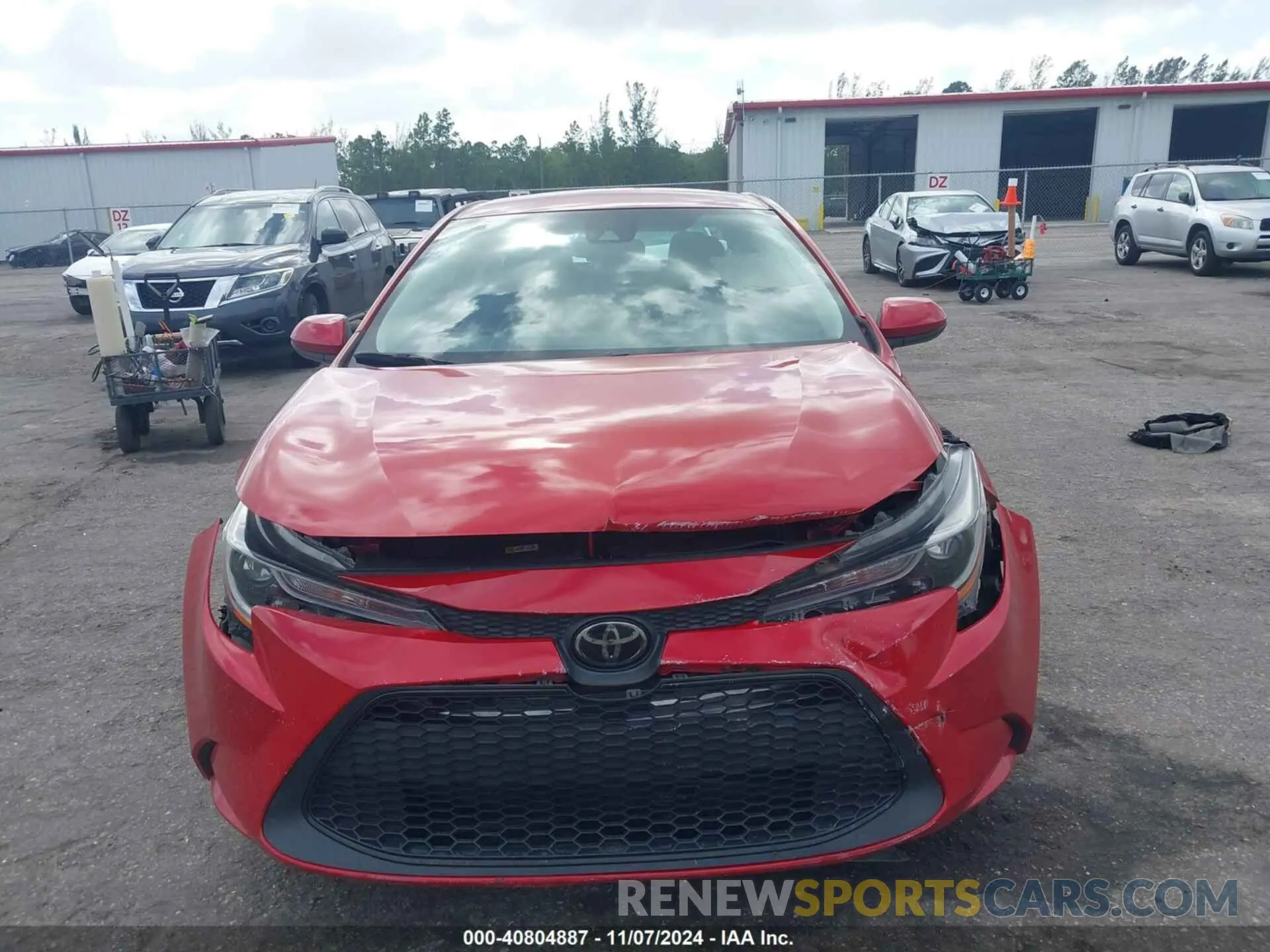 6 Photograph of a damaged car 5YFEPMAE3MP247530 TOYOTA COROLLA 2021
