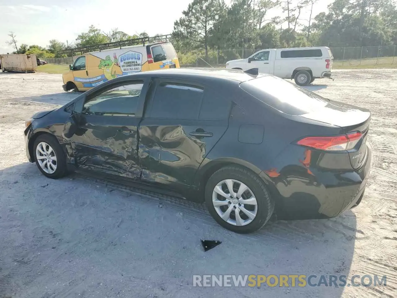 2 Photograph of a damaged car 5YFEPMAE3MP249374 TOYOTA COROLLA 2021