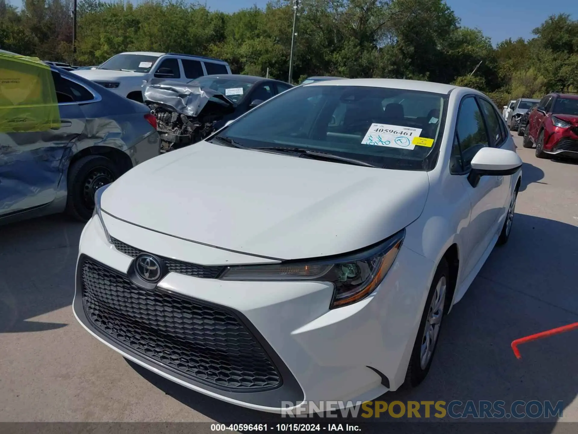 2 Photograph of a damaged car 5YFEPMAE3MP251626 TOYOTA COROLLA 2021