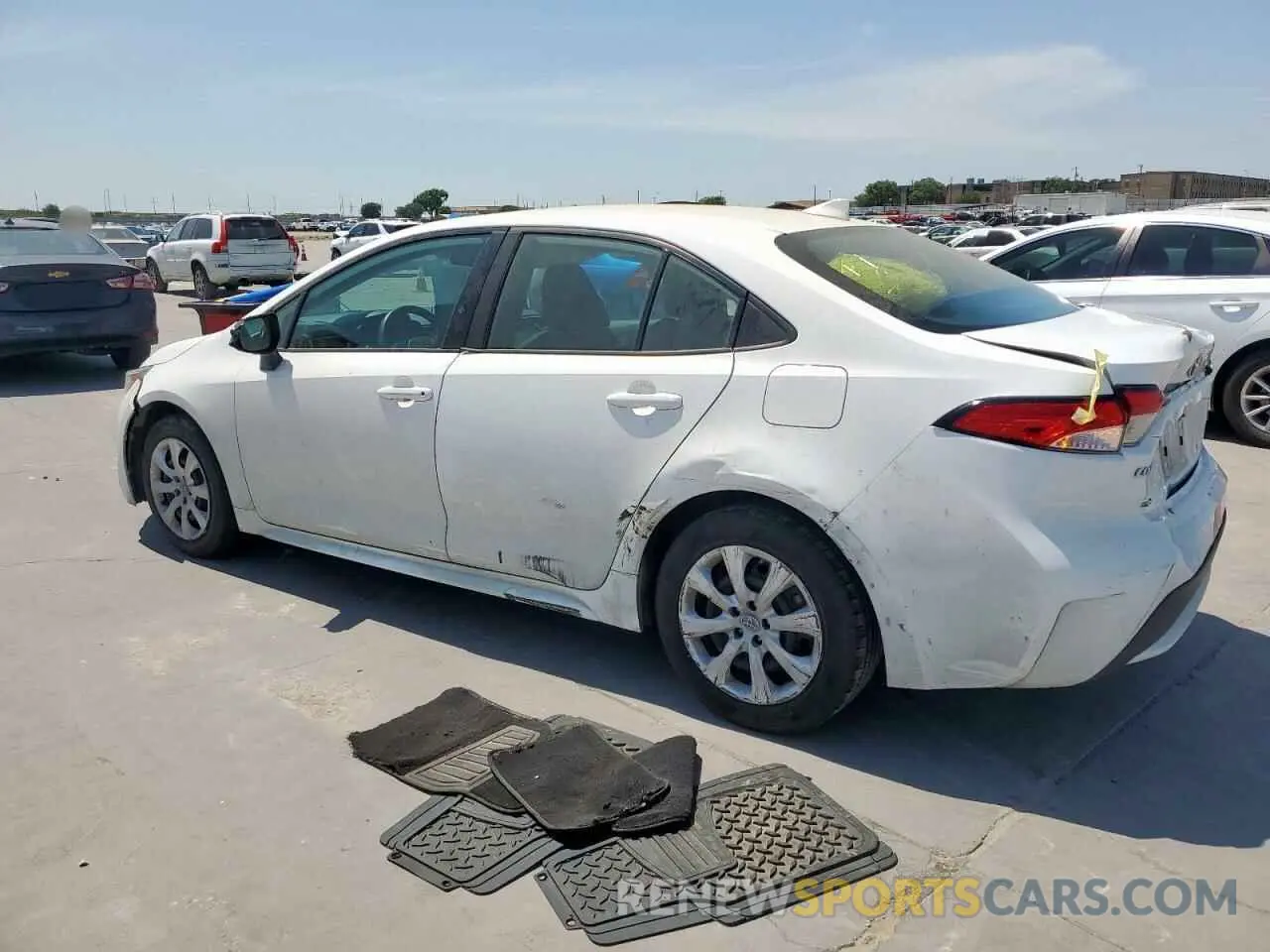 2 Photograph of a damaged car 5YFEPMAE3MP255921 TOYOTA COROLLA 2021