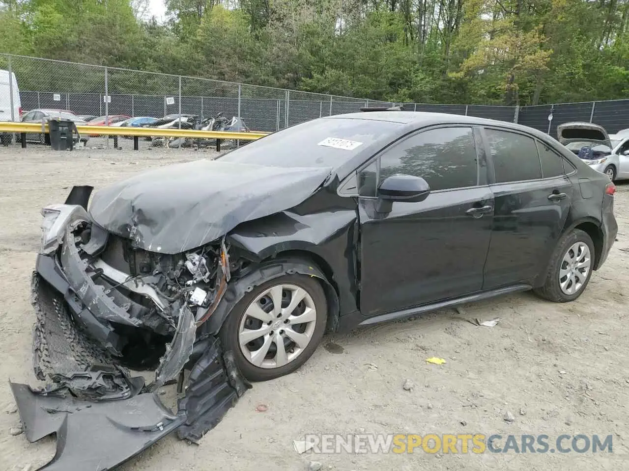 1 Photograph of a damaged car 5YFEPMAE3MP256356 TOYOTA COROLLA 2021