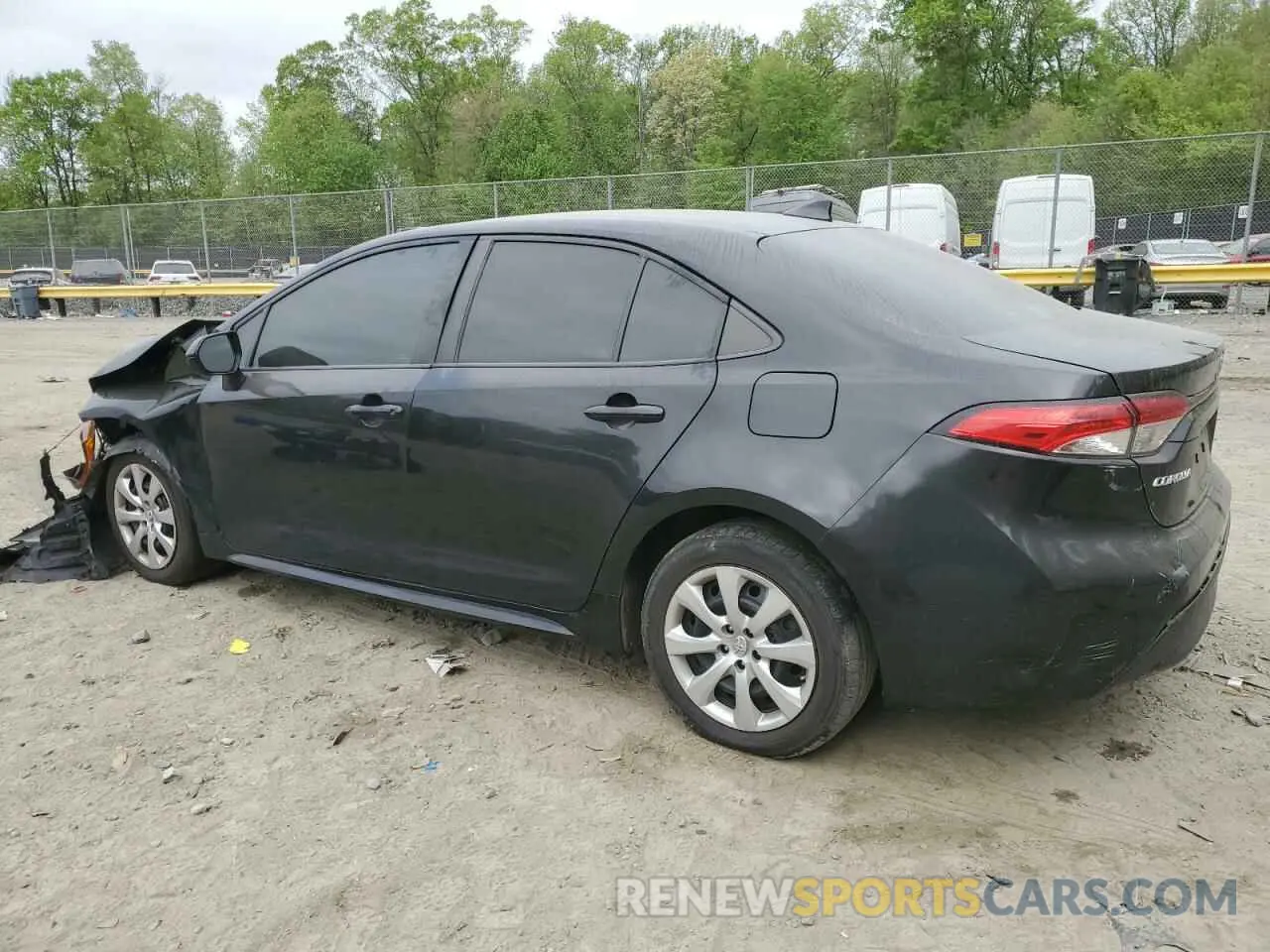 2 Photograph of a damaged car 5YFEPMAE3MP256356 TOYOTA COROLLA 2021