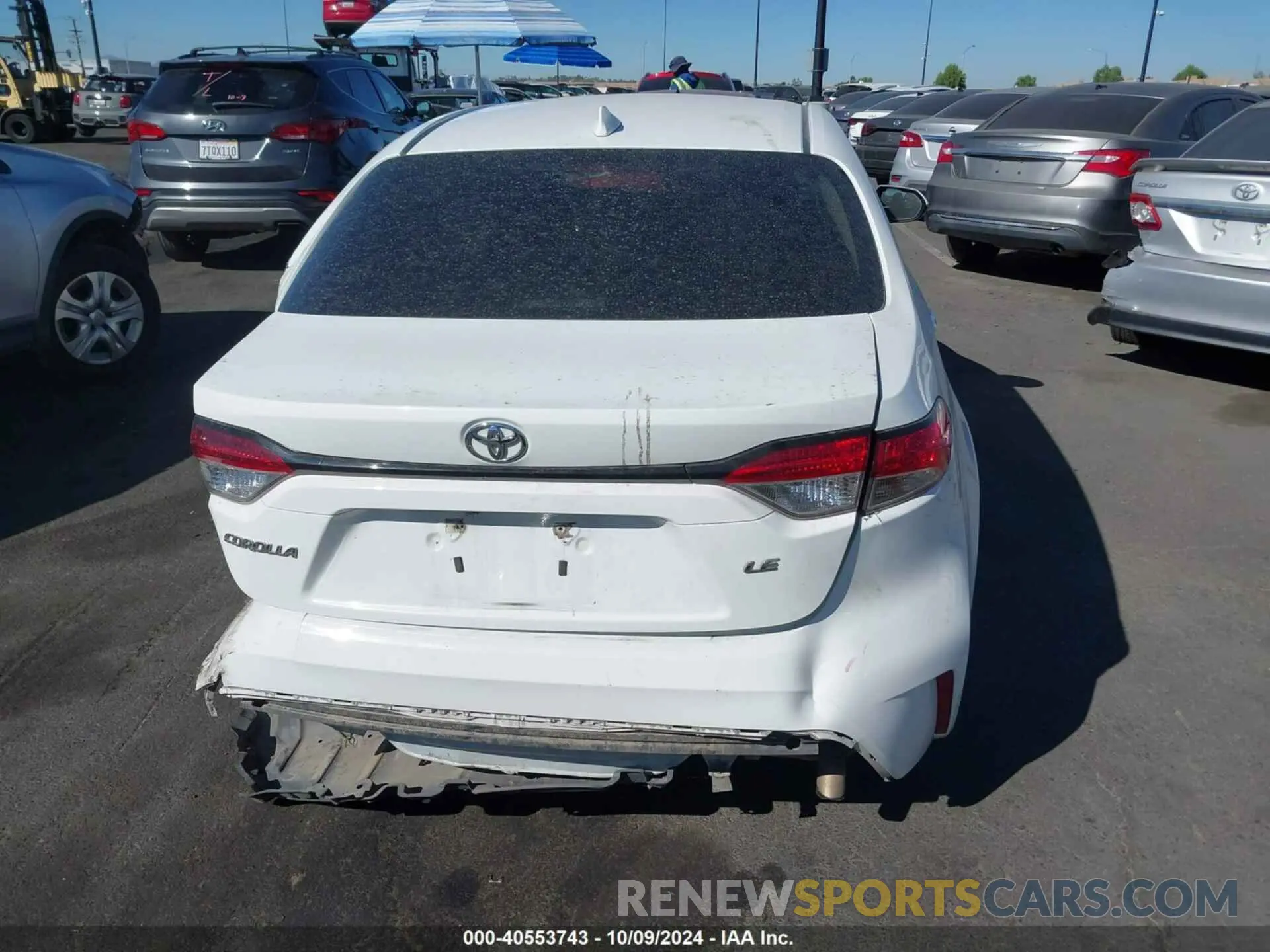 17 Photograph of a damaged car 5YFEPMAE3MP257054 TOYOTA COROLLA 2021