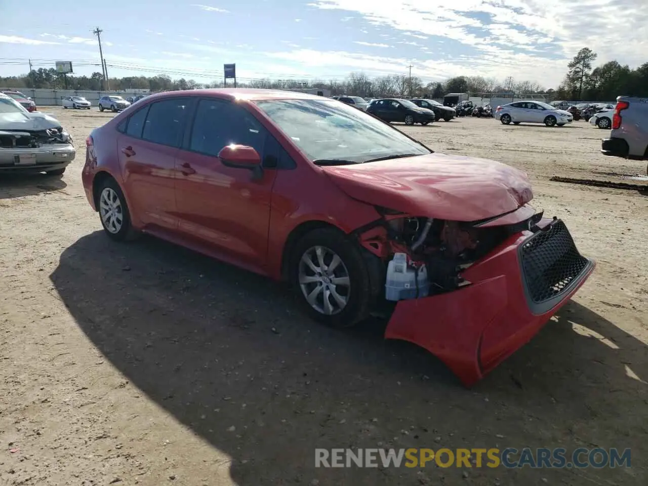 4 Photograph of a damaged car 5YFEPMAE3MP260097 TOYOTA COROLLA 2021