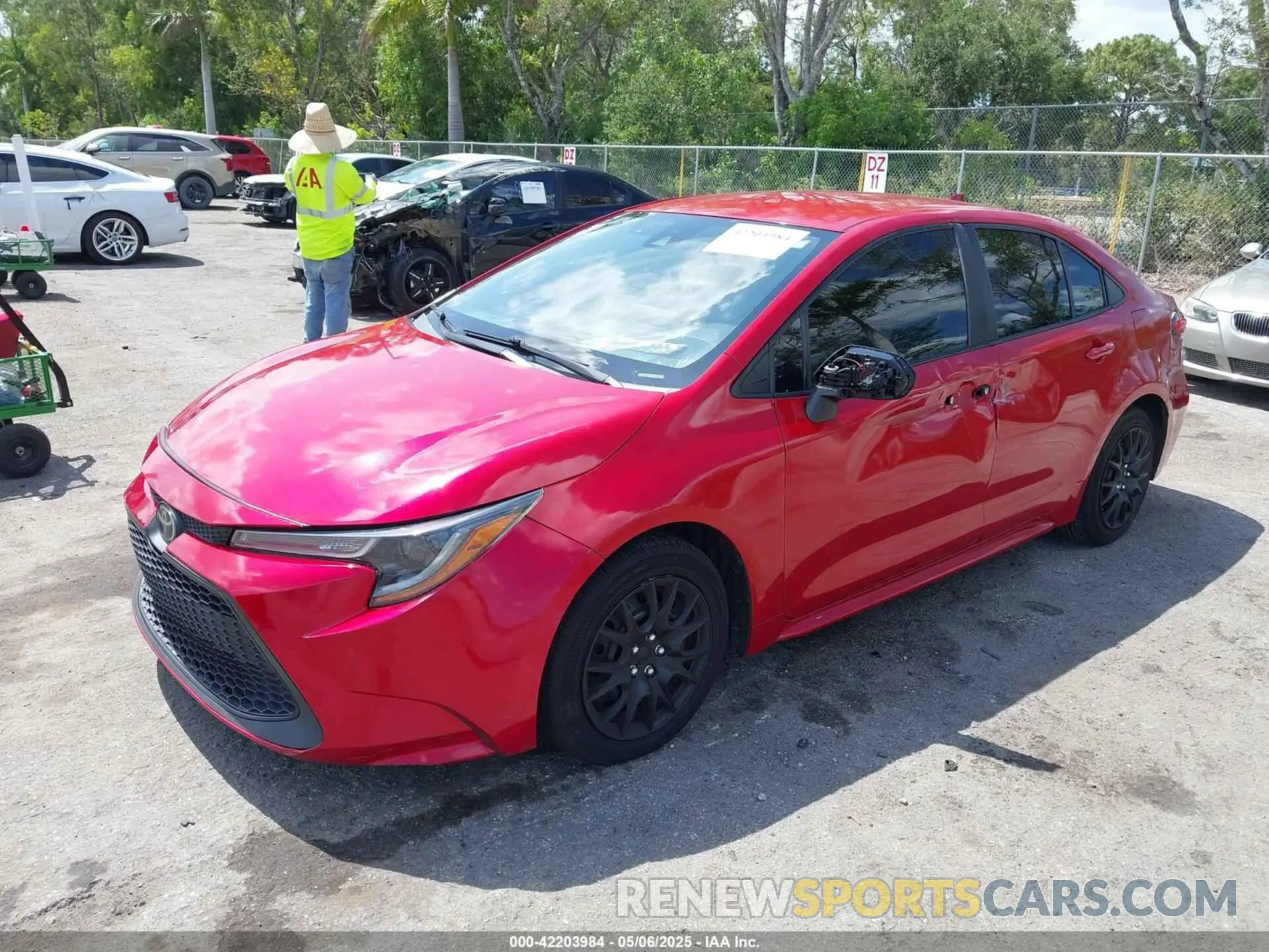 2 Photograph of a damaged car 5YFEPMAE3MP260682 TOYOTA COROLLA 2021
