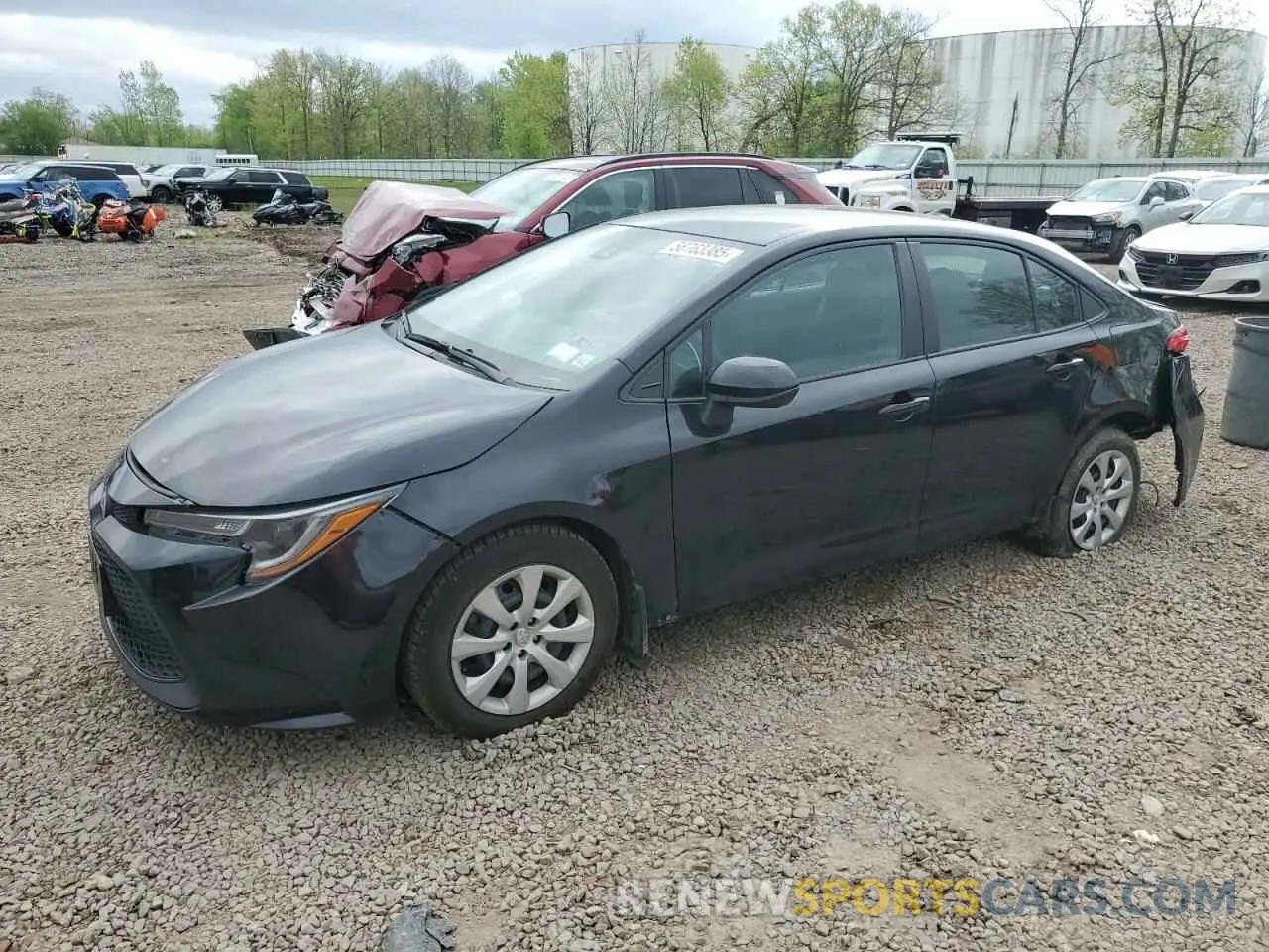 1 Photograph of a damaged car 5YFEPMAE3MP263436 TOYOTA COROLLA 2021
