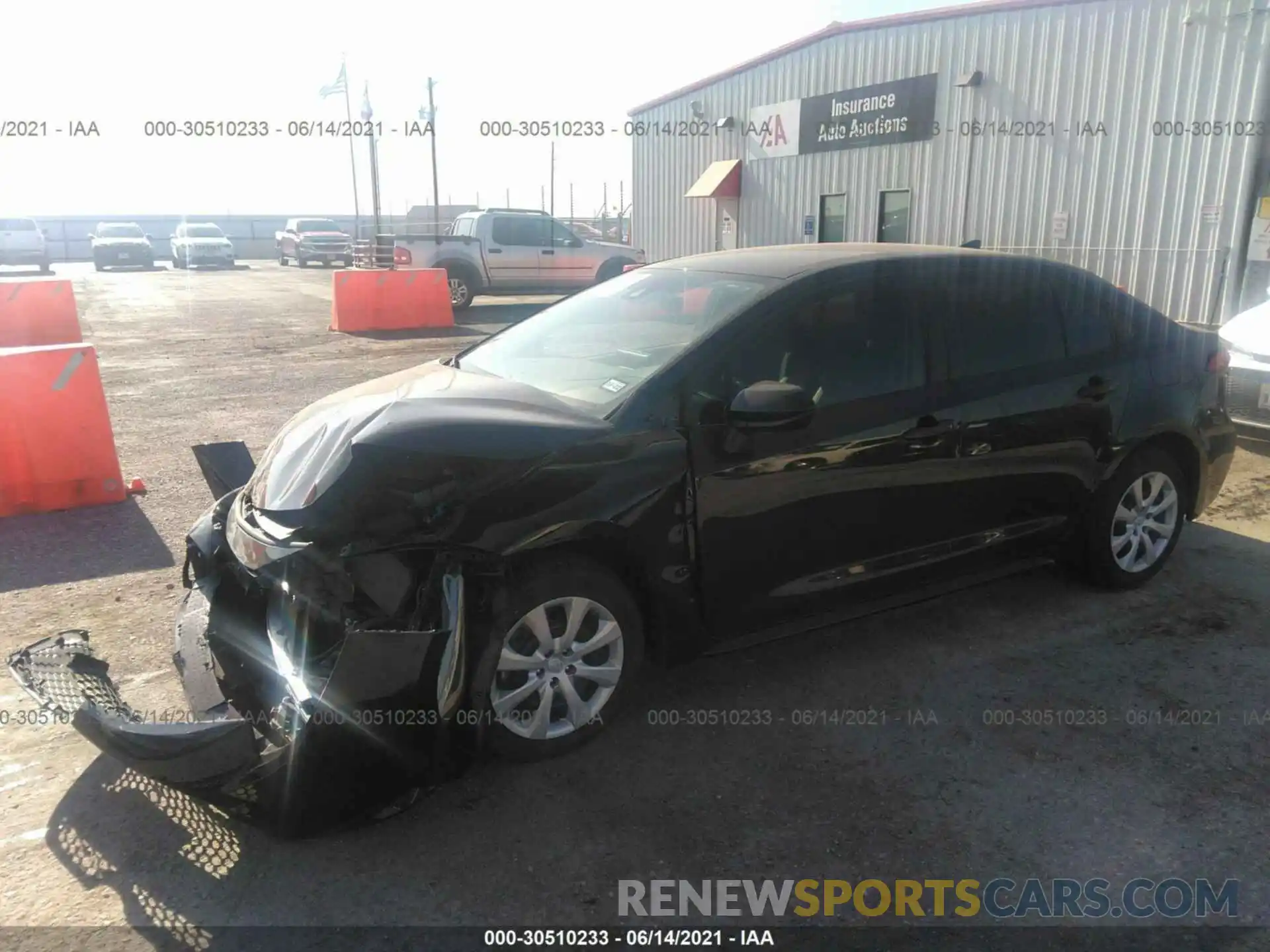 2 Photograph of a damaged car 5YFEPMAE4MP151115 TOYOTA COROLLA 2021