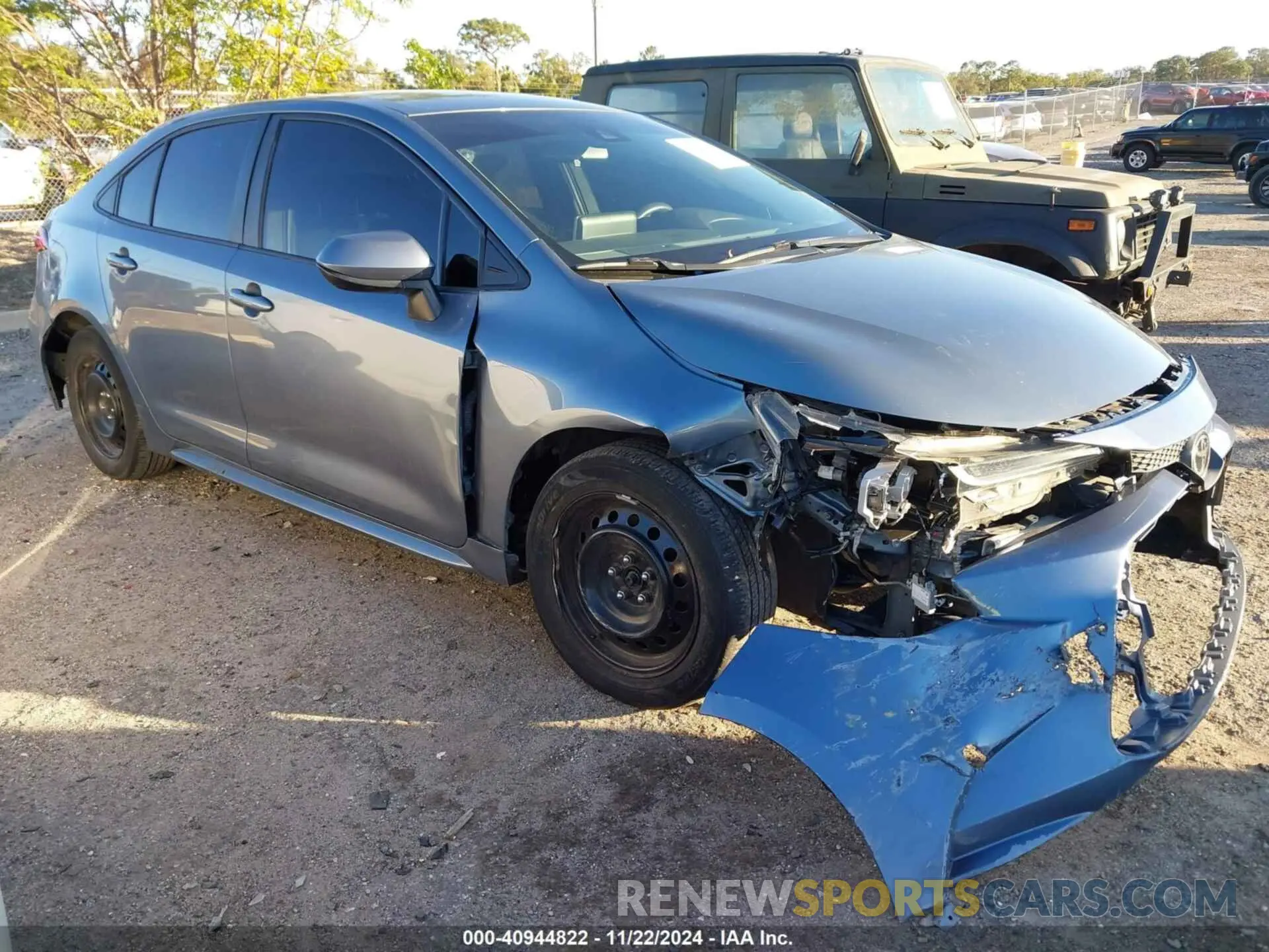 1 Photograph of a damaged car 5YFEPMAE4MP151261 TOYOTA COROLLA 2021