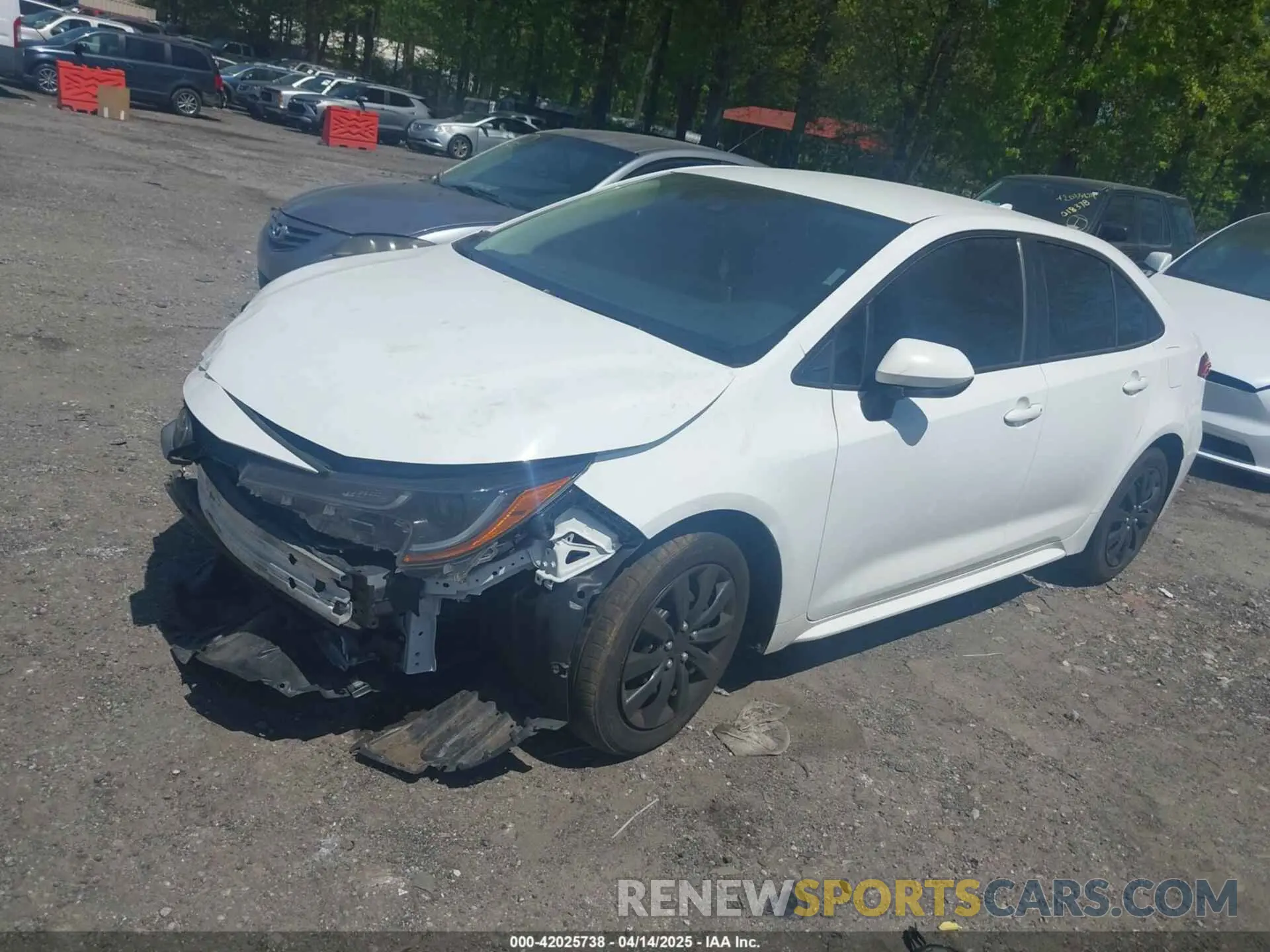 2 Photograph of a damaged car 5YFEPMAE4MP167606 TOYOTA COROLLA 2021