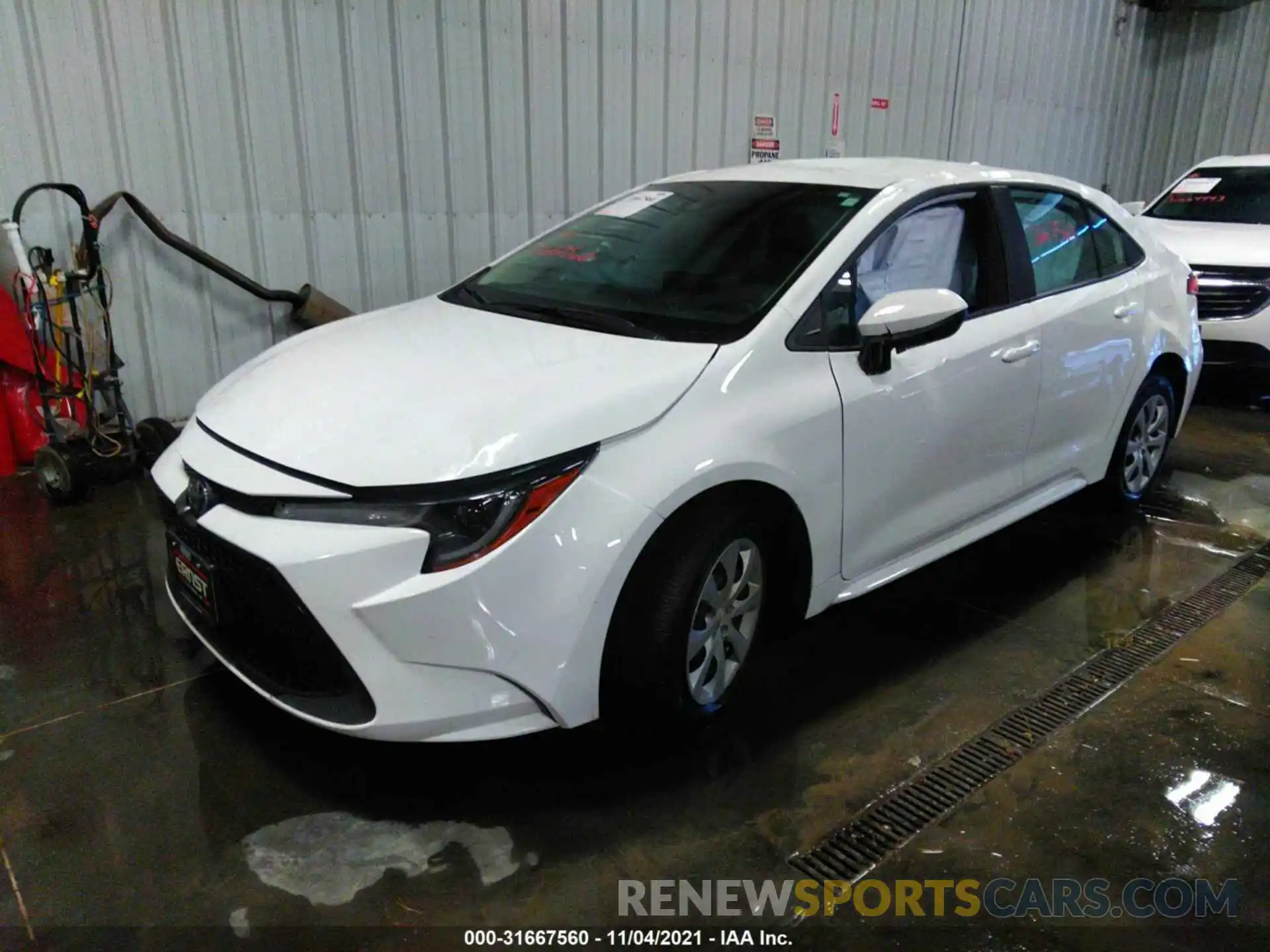 2 Photograph of a damaged car 5YFEPMAE4MP171820 TOYOTA COROLLA 2021