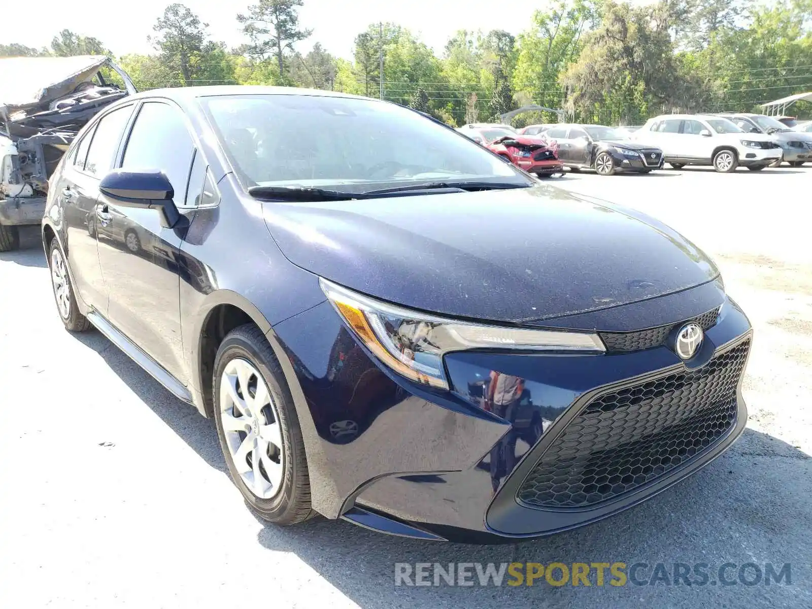 1 Photograph of a damaged car 5YFEPMAE4MP174006 TOYOTA COROLLA 2021