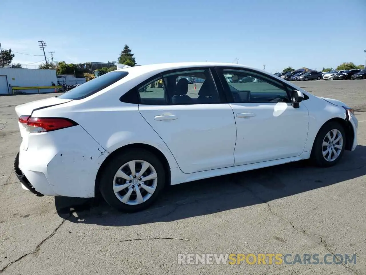 3 Photograph of a damaged car 5YFEPMAE4MP175527 TOYOTA COROLLA 2021