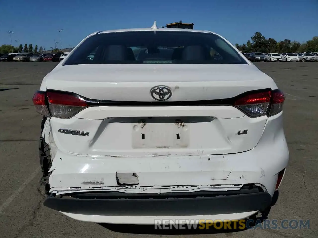 6 Photograph of a damaged car 5YFEPMAE4MP175527 TOYOTA COROLLA 2021