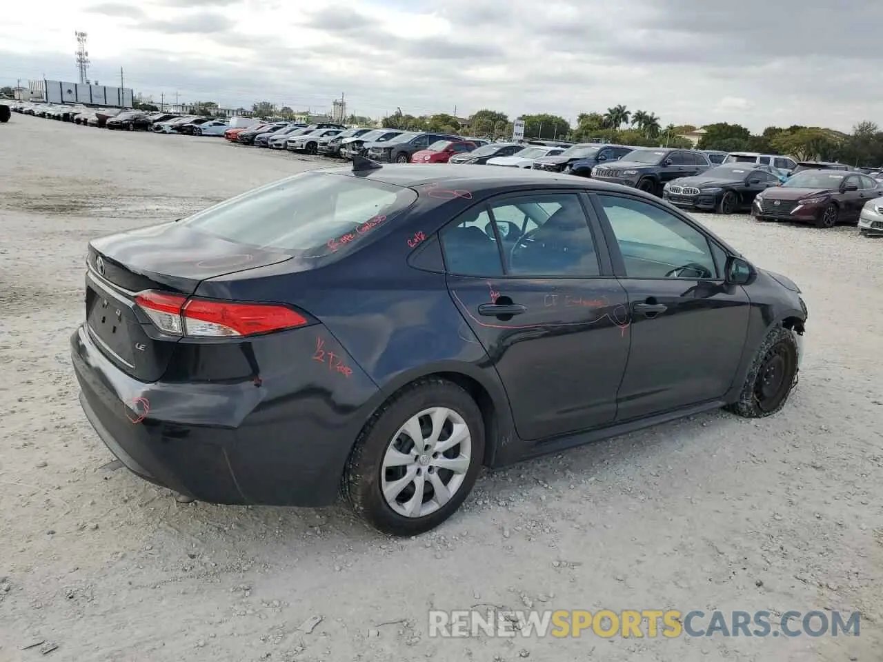 3 Photograph of a damaged car 5YFEPMAE4MP177469 TOYOTA COROLLA 2021