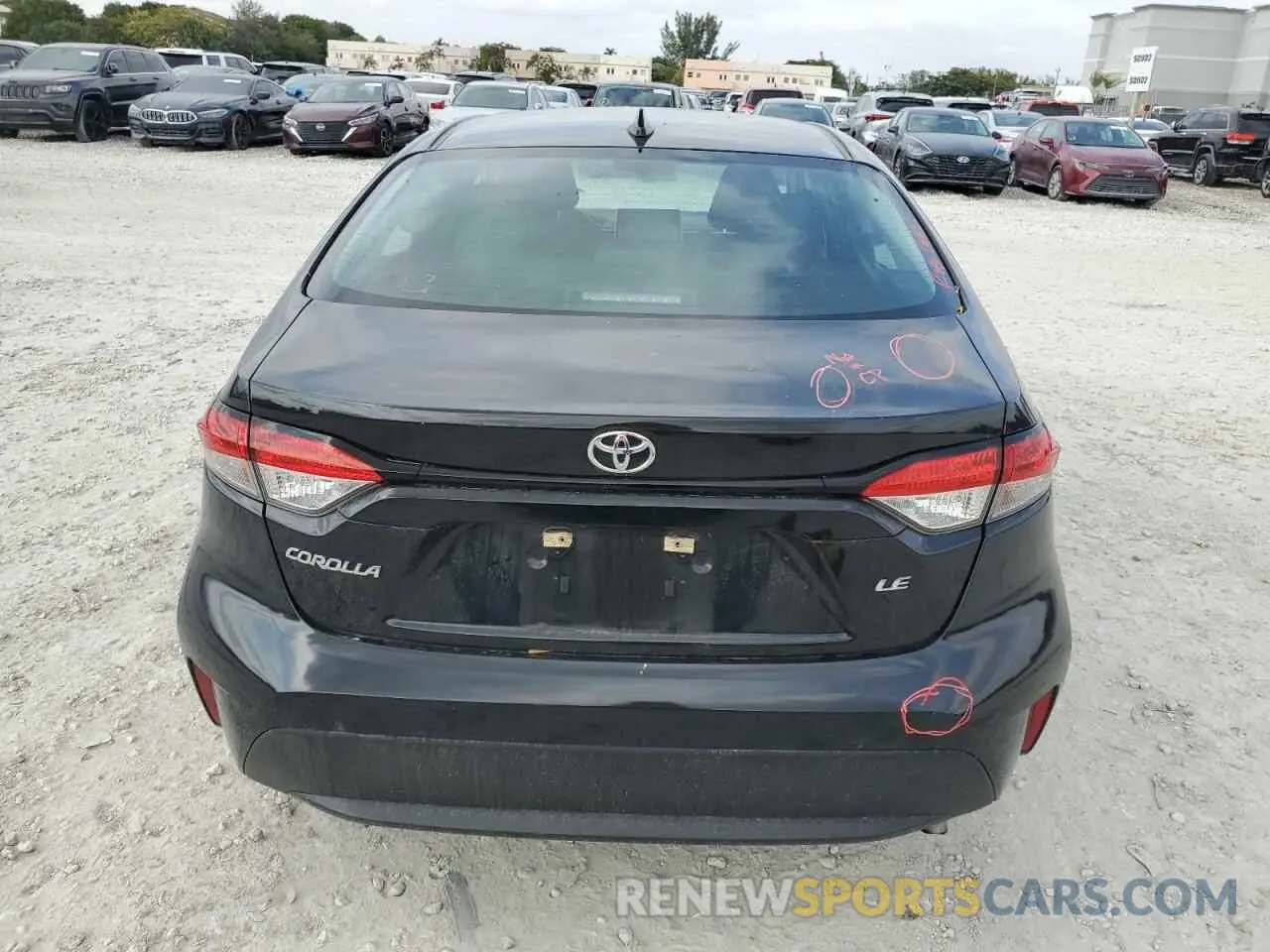 6 Photograph of a damaged car 5YFEPMAE4MP177469 TOYOTA COROLLA 2021