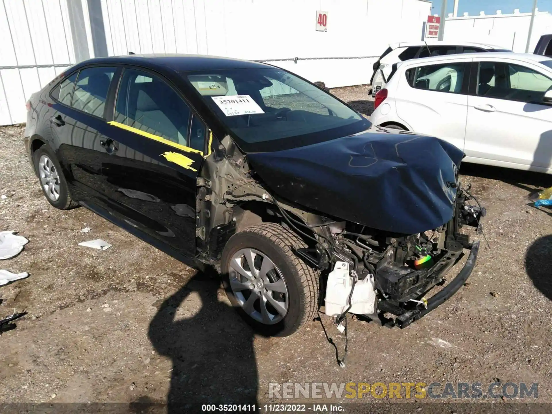 1 Photograph of a damaged car 5YFEPMAE4MP179495 TOYOTA COROLLA 2021