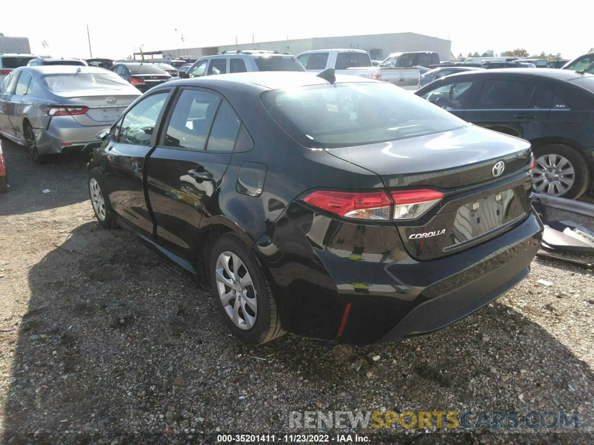 3 Photograph of a damaged car 5YFEPMAE4MP179495 TOYOTA COROLLA 2021