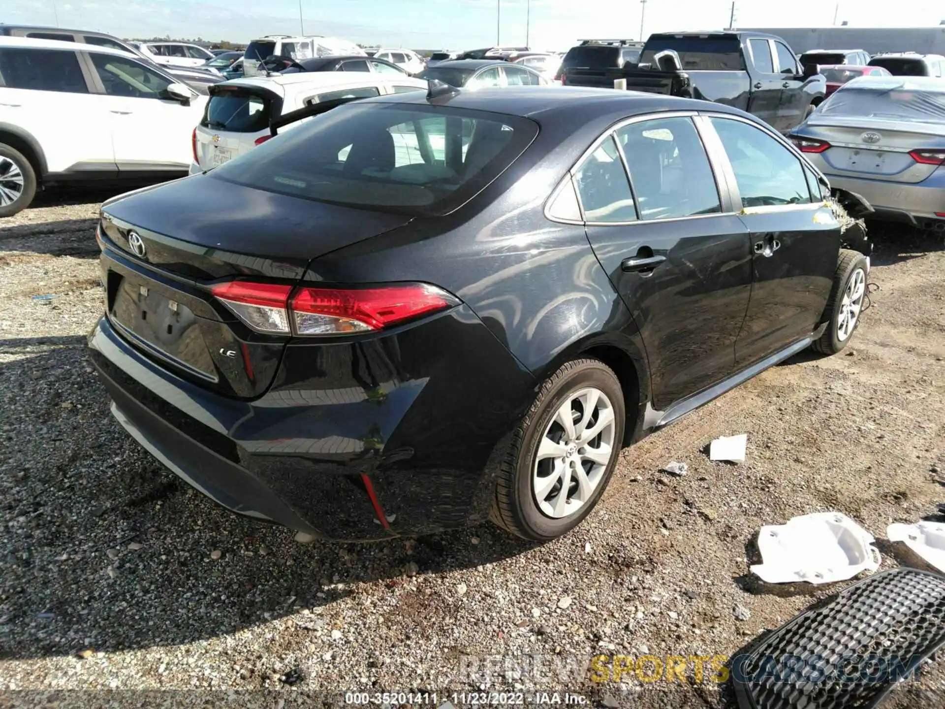 4 Photograph of a damaged car 5YFEPMAE4MP179495 TOYOTA COROLLA 2021