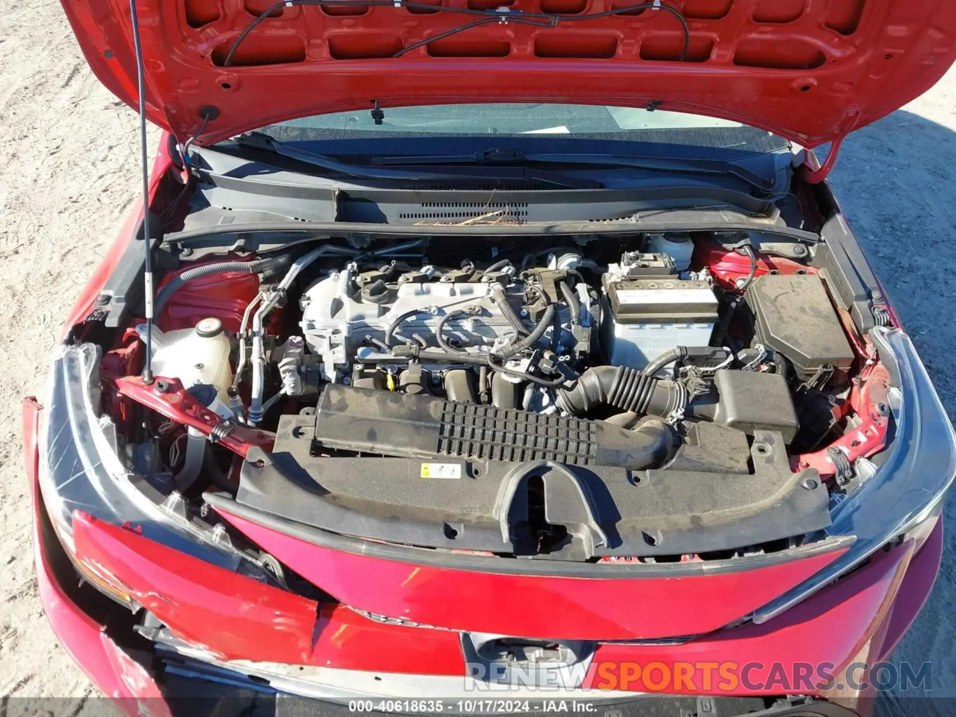 10 Photograph of a damaged car 5YFEPMAE4MP180419 TOYOTA COROLLA 2021
