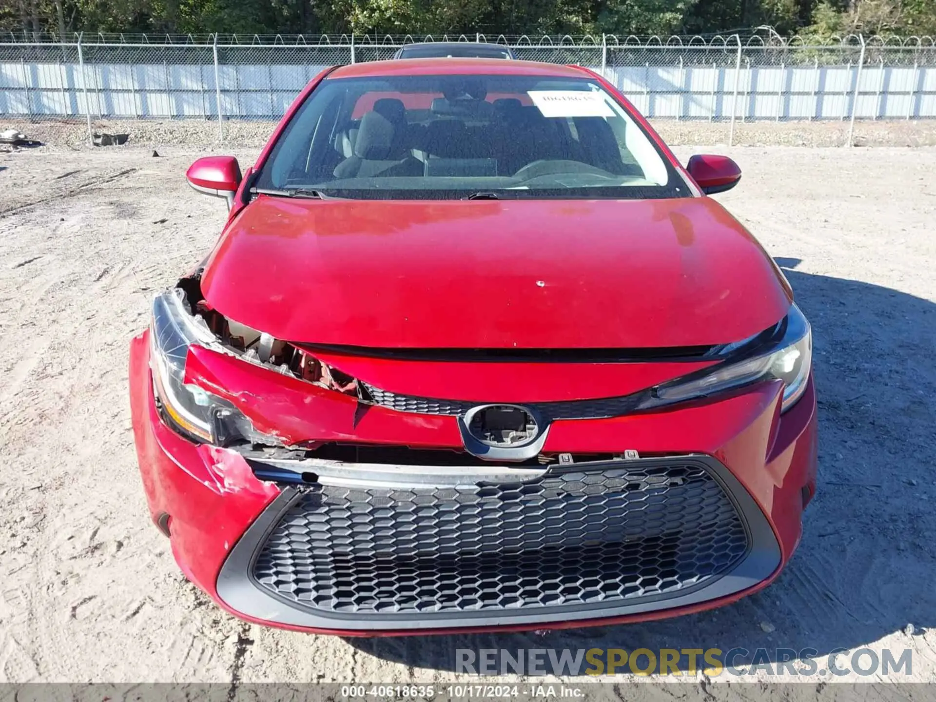 12 Photograph of a damaged car 5YFEPMAE4MP180419 TOYOTA COROLLA 2021