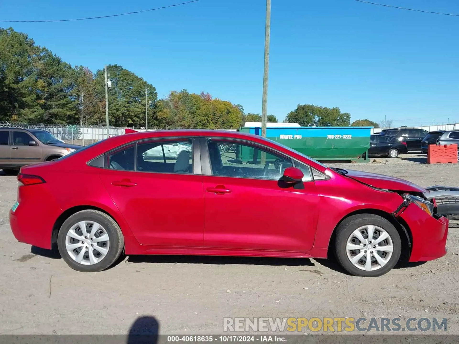 13 Photograph of a damaged car 5YFEPMAE4MP180419 TOYOTA COROLLA 2021
