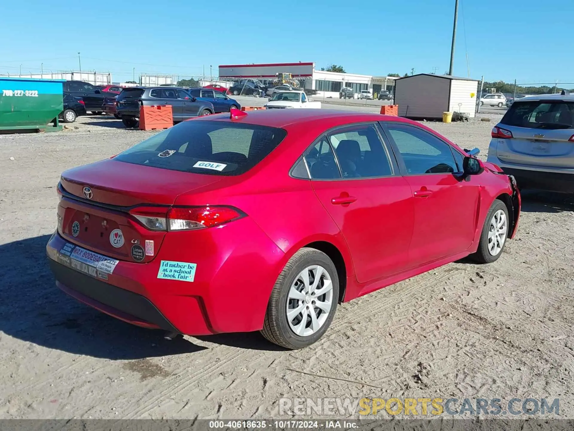 4 Photograph of a damaged car 5YFEPMAE4MP180419 TOYOTA COROLLA 2021