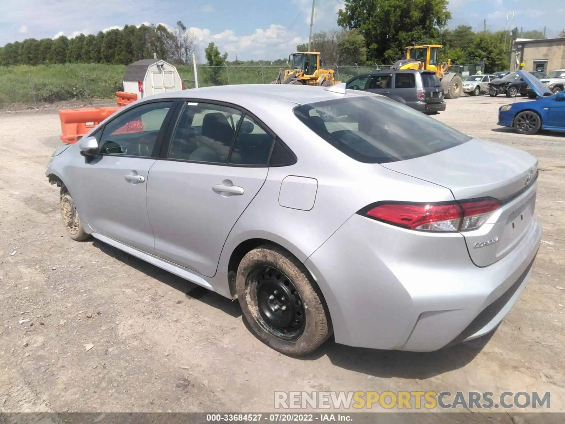 3 Photograph of a damaged car 5YFEPMAE4MP182008 TOYOTA COROLLA 2021