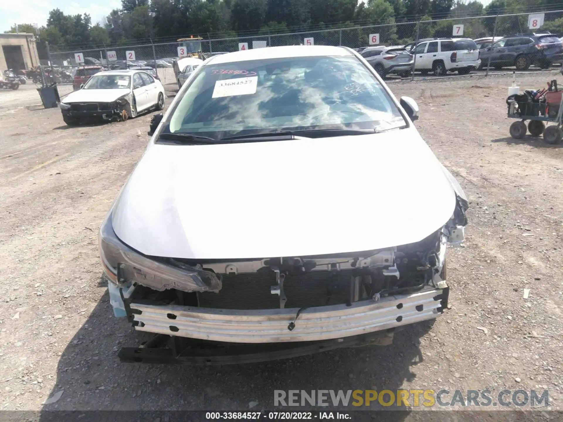 6 Photograph of a damaged car 5YFEPMAE4MP182008 TOYOTA COROLLA 2021