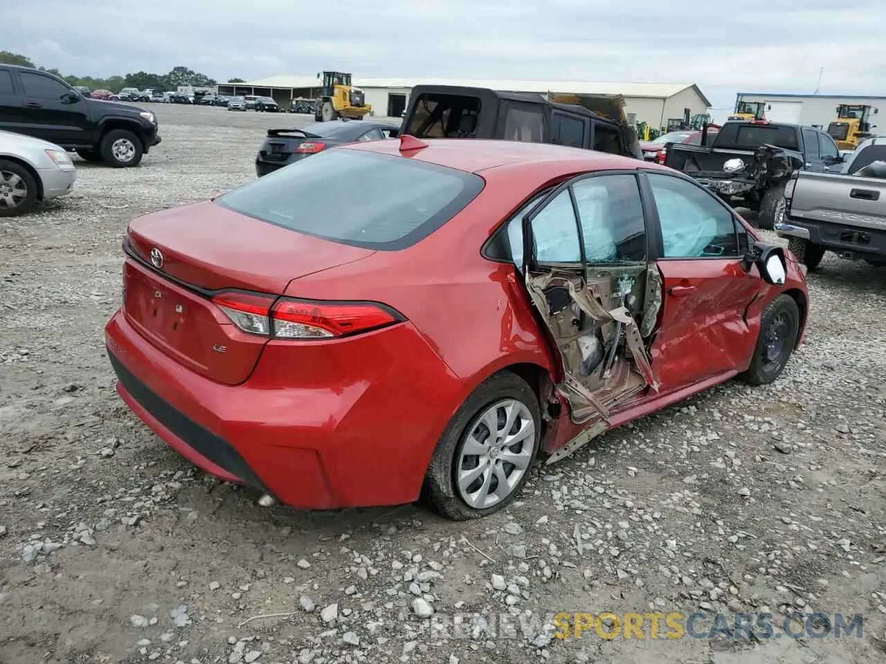 3 Photograph of a damaged car 5YFEPMAE4MP182526 TOYOTA COROLLA 2021