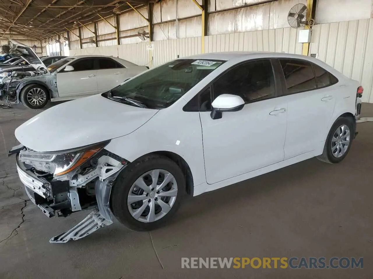1 Photograph of a damaged car 5YFEPMAE4MP182655 TOYOTA COROLLA 2021
