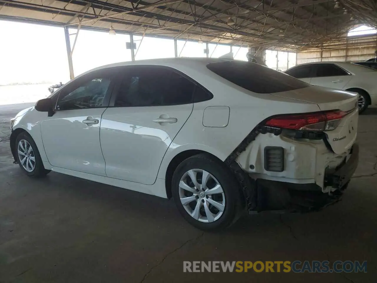 2 Photograph of a damaged car 5YFEPMAE4MP182655 TOYOTA COROLLA 2021
