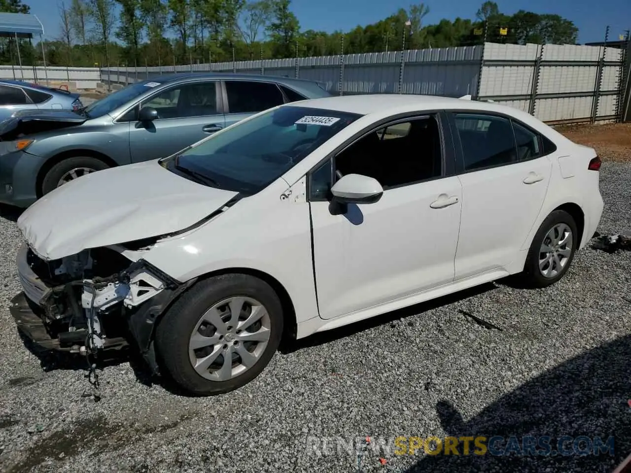 1 Photograph of a damaged car 5YFEPMAE4MP183479 TOYOTA COROLLA 2021