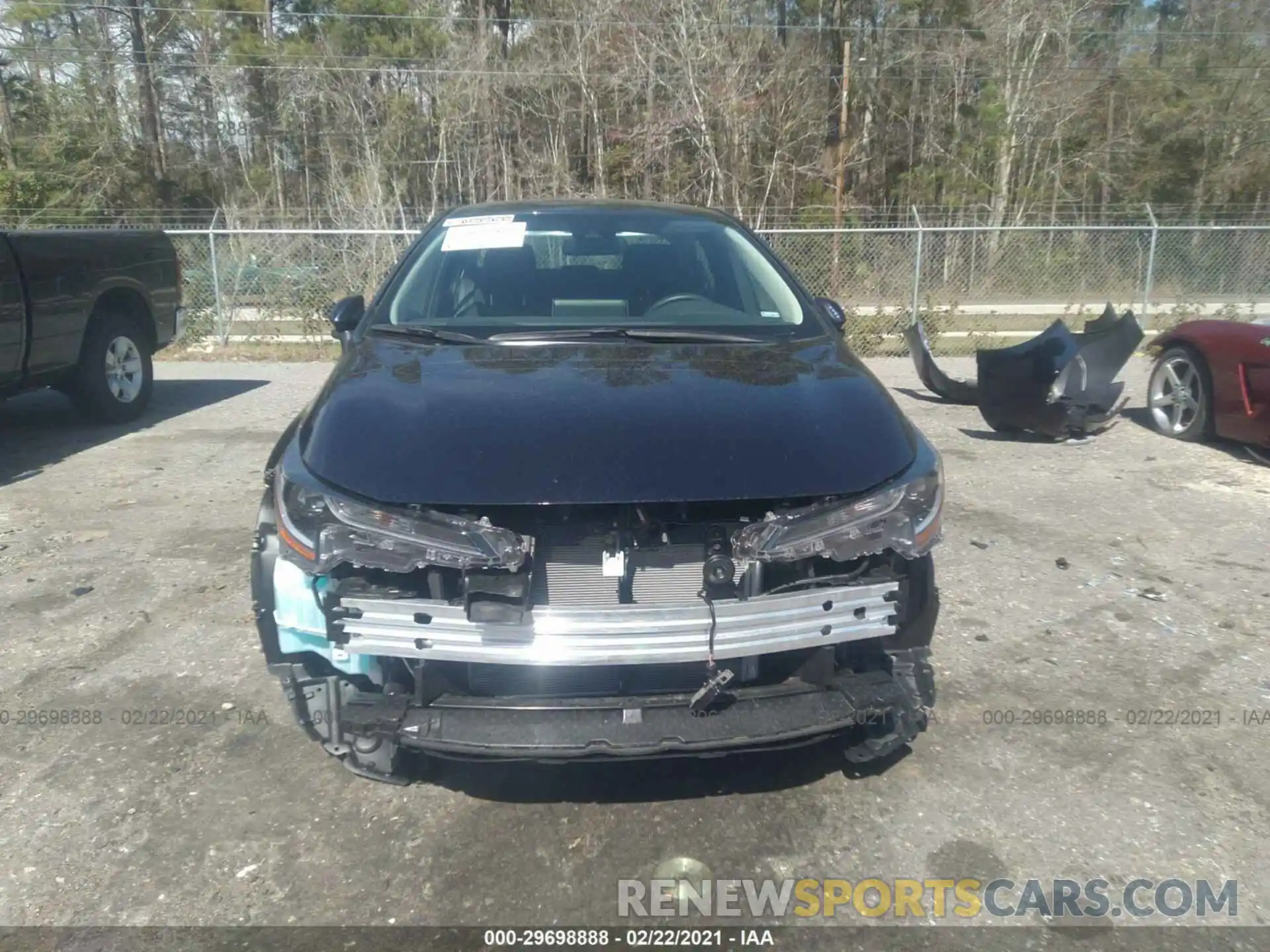 6 Photograph of a damaged car 5YFEPMAE4MP189654 TOYOTA COROLLA 2021