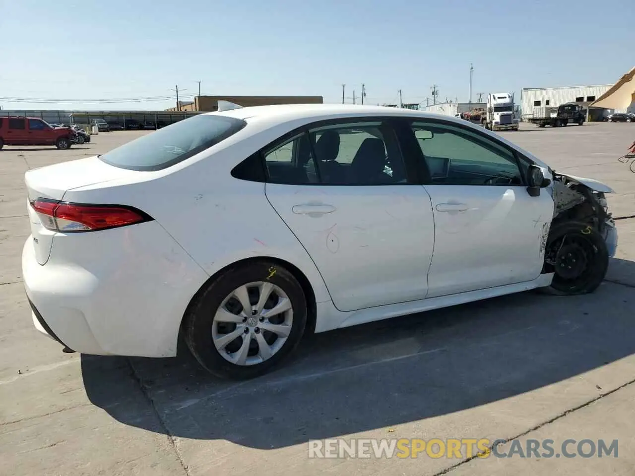 3 Photograph of a damaged car 5YFEPMAE4MP190979 TOYOTA COROLLA 2021