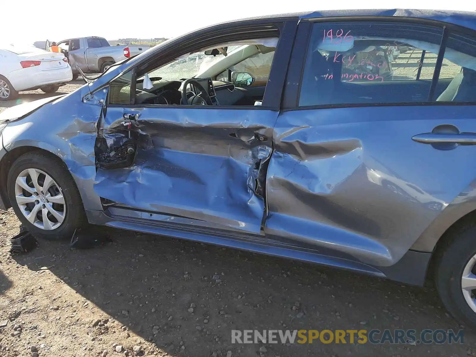 9 Photograph of a damaged car 5YFEPMAE4MP191632 TOYOTA COROLLA 2021