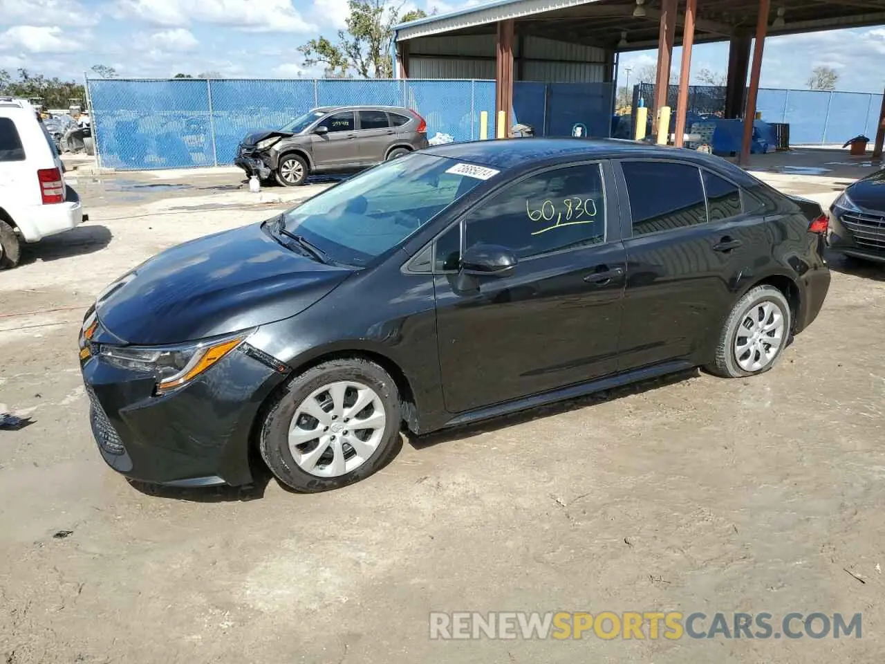 1 Photograph of a damaged car 5YFEPMAE4MP201527 TOYOTA COROLLA 2021