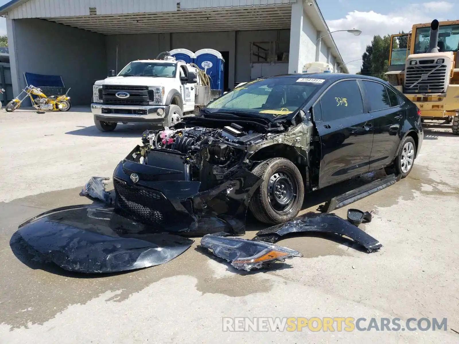 2 Photograph of a damaged car 5YFEPMAE4MP202550 TOYOTA COROLLA 2021