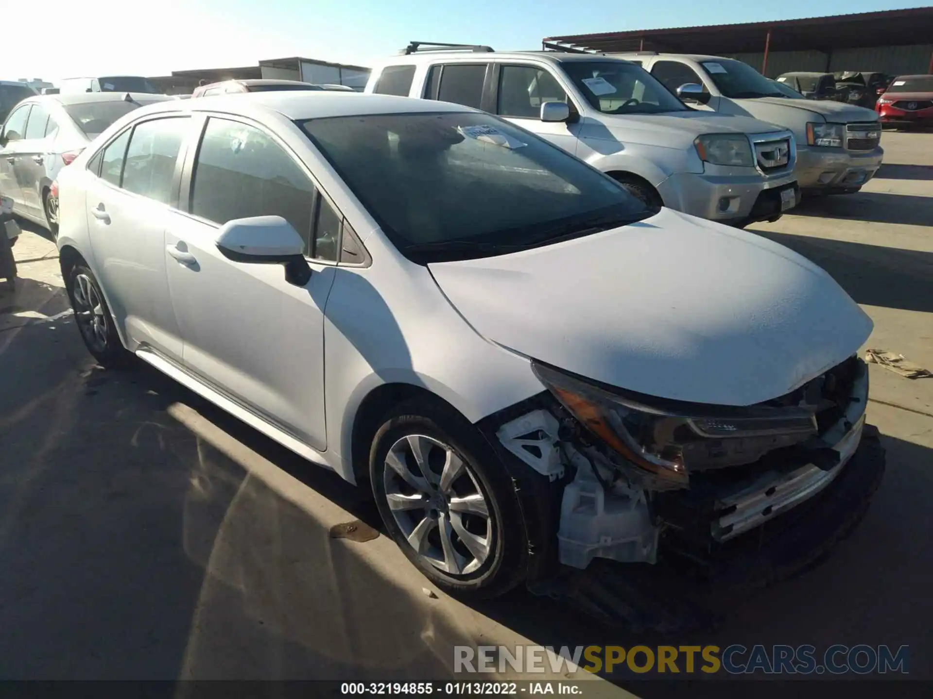 1 Photograph of a damaged car 5YFEPMAE4MP203987 TOYOTA COROLLA 2021