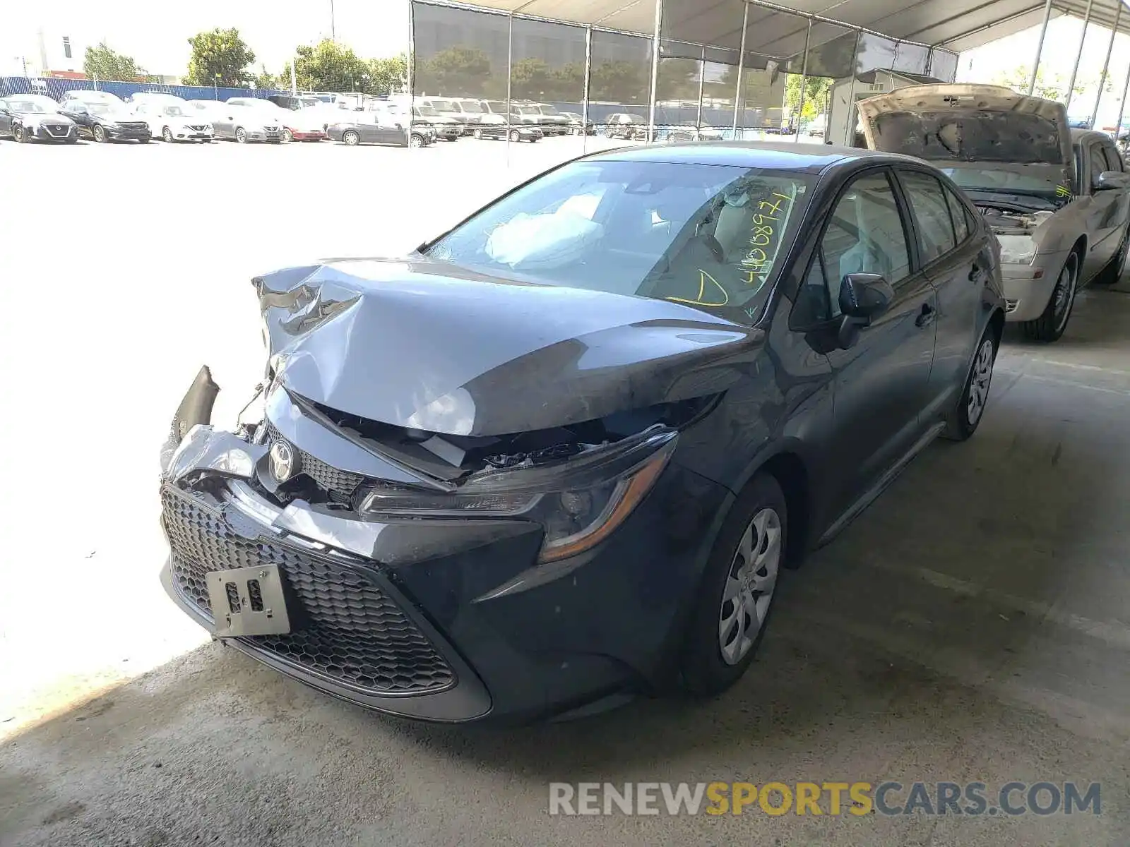 2 Photograph of a damaged car 5YFEPMAE4MP204945 TOYOTA COROLLA 2021