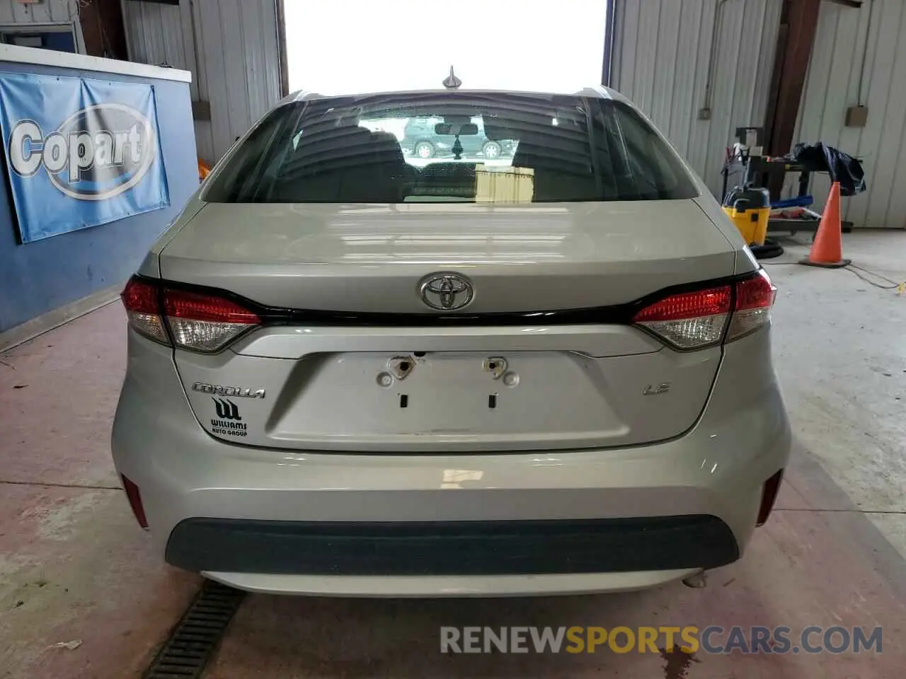 6 Photograph of a damaged car 5YFEPMAE4MP206761 TOYOTA COROLLA 2021