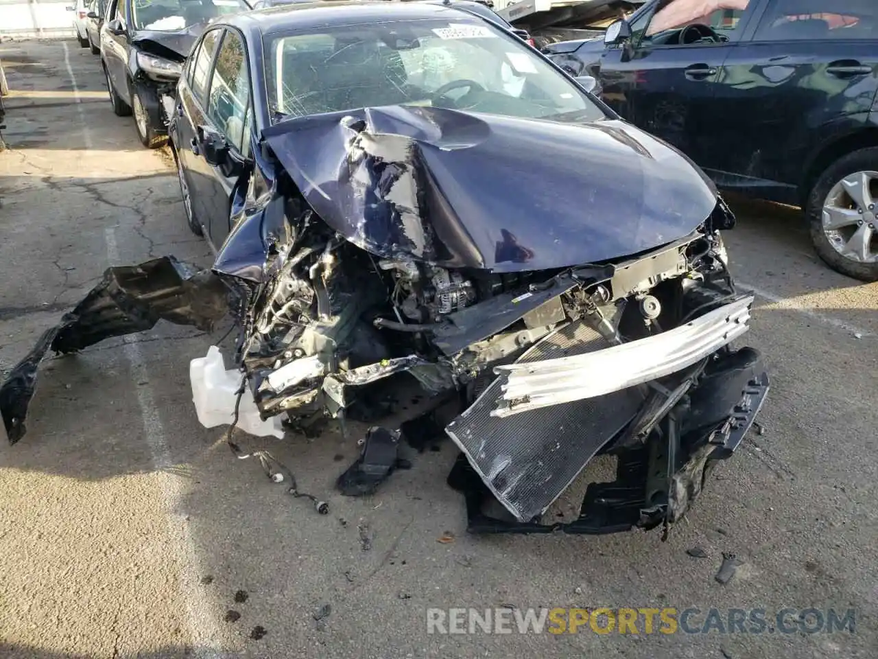 9 Photograph of a damaged car 5YFEPMAE4MP208042 TOYOTA COROLLA 2021