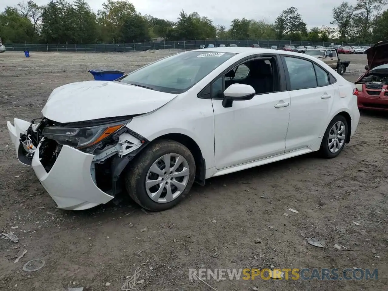 1 Photograph of a damaged car 5YFEPMAE4MP210163 TOYOTA COROLLA 2021