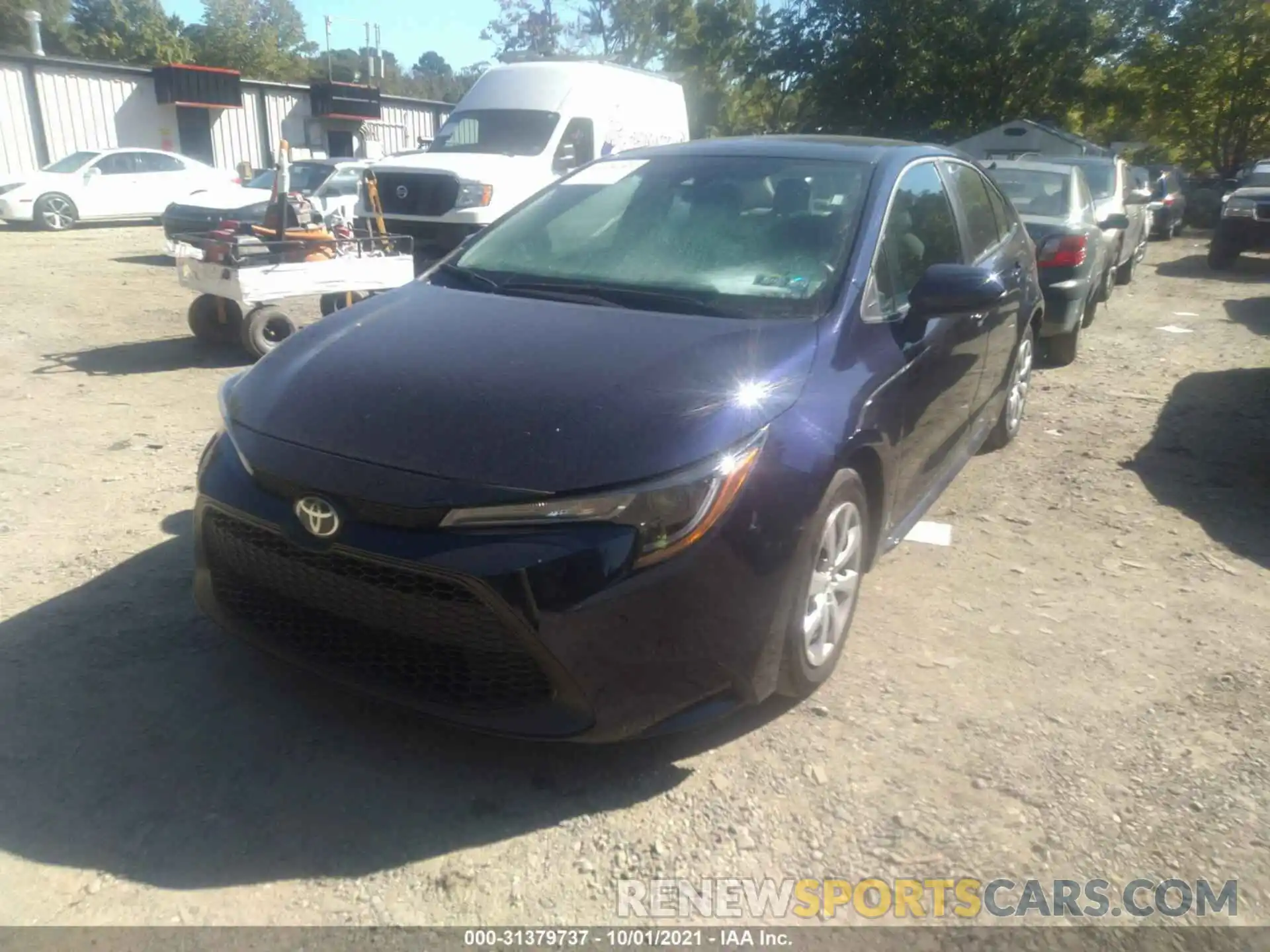 2 Photograph of a damaged car 5YFEPMAE4MP210695 TOYOTA COROLLA 2021