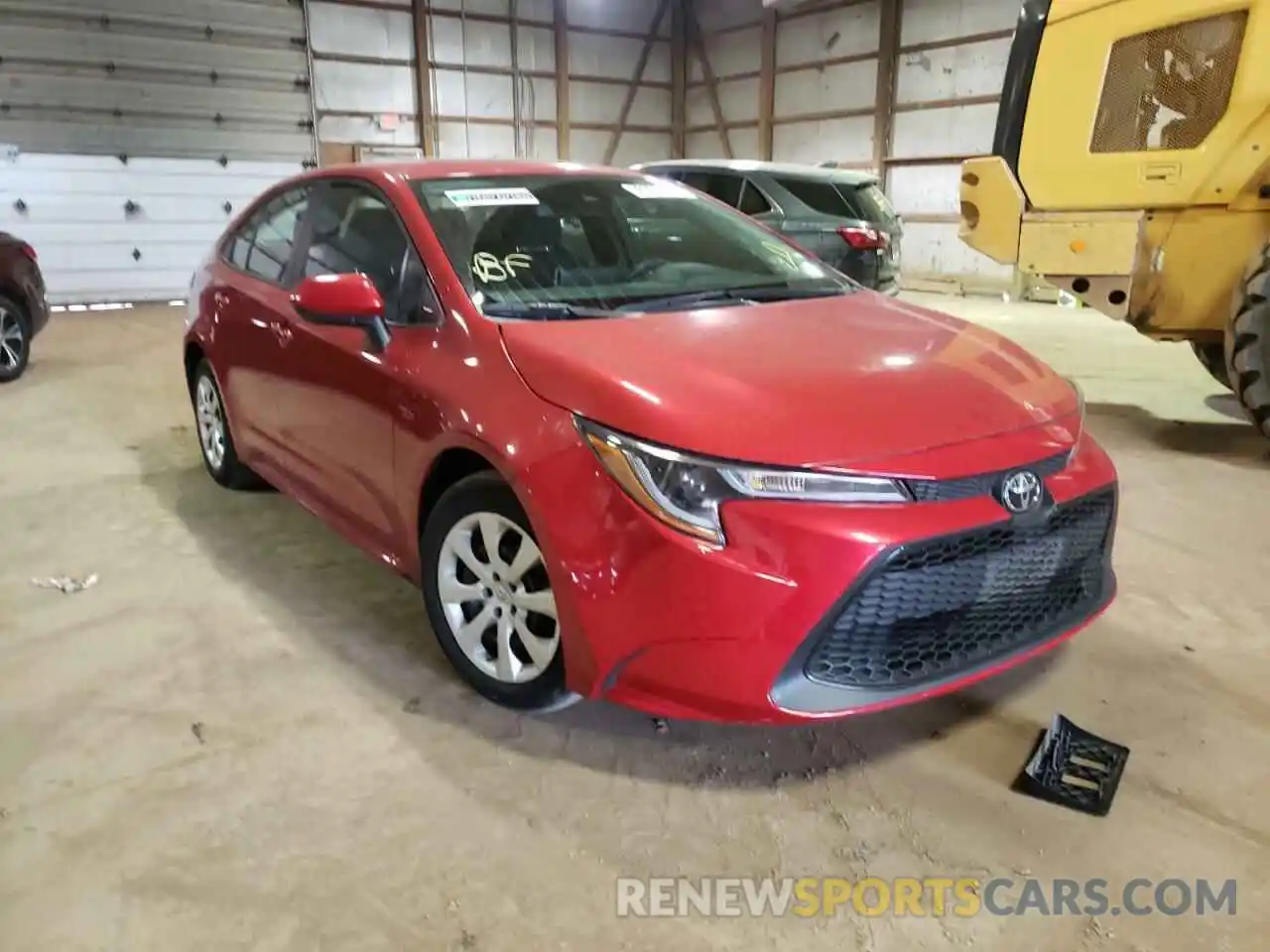 1 Photograph of a damaged car 5YFEPMAE4MP212267 TOYOTA COROLLA 2021