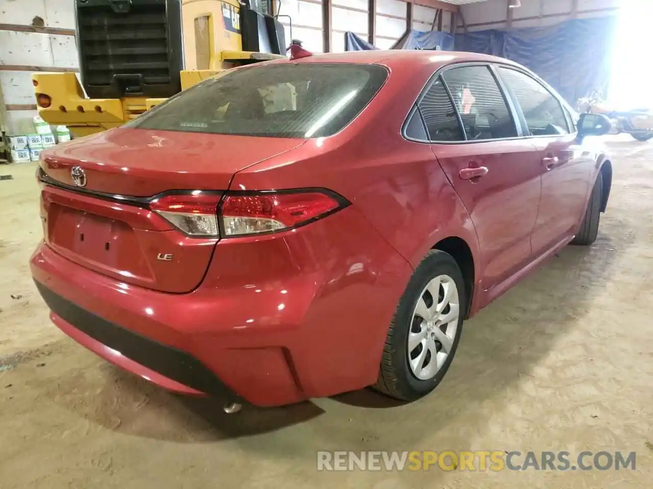 4 Photograph of a damaged car 5YFEPMAE4MP212267 TOYOTA COROLLA 2021