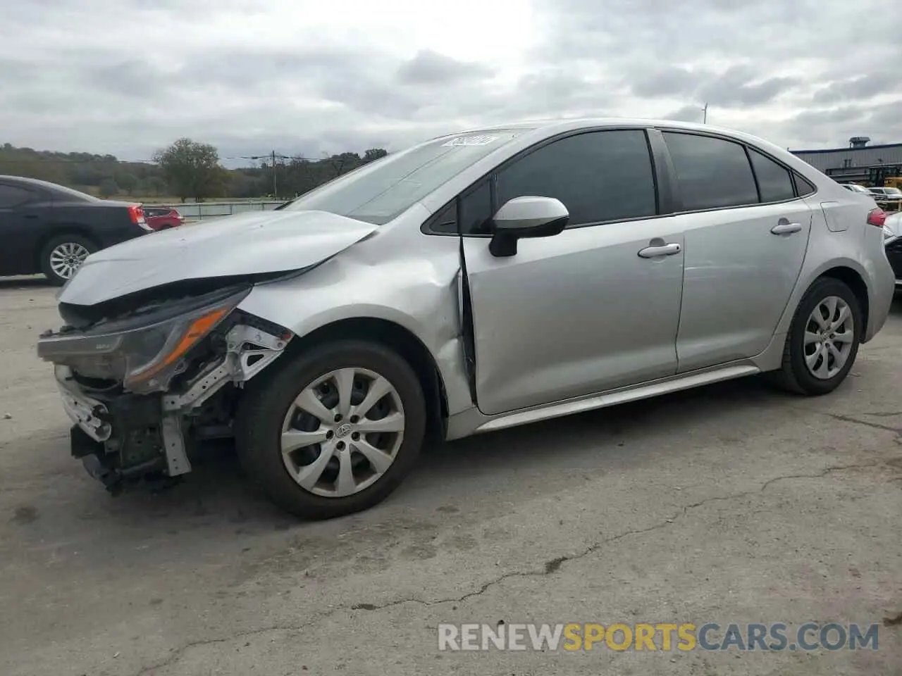 1 Photograph of a damaged car 5YFEPMAE4MP213323 TOYOTA COROLLA 2021