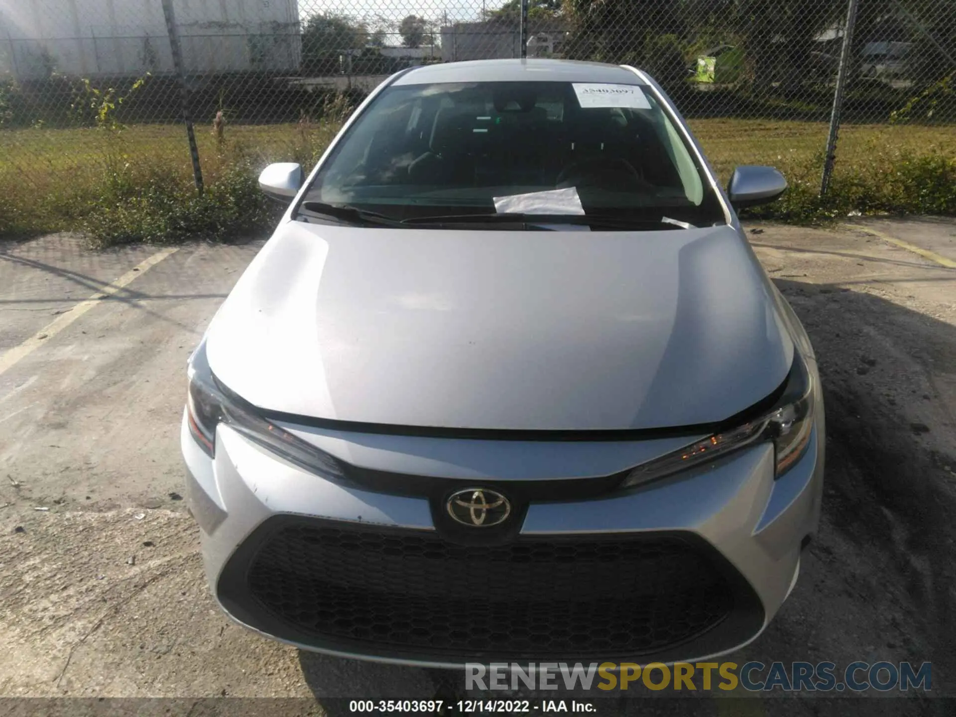 6 Photograph of a damaged car 5YFEPMAE4MP217873 TOYOTA COROLLA 2021