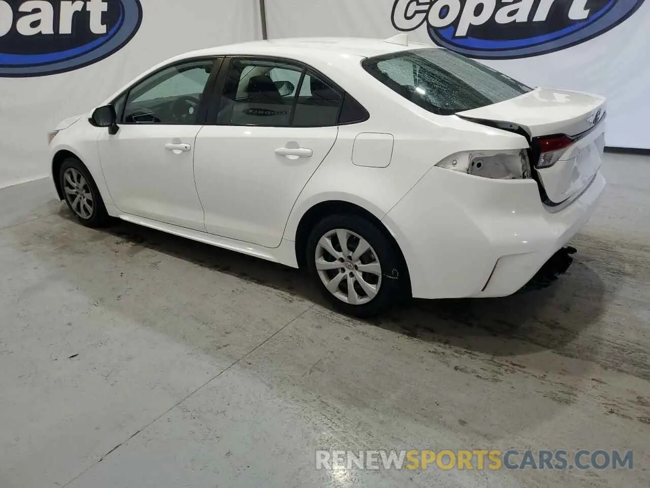 2 Photograph of a damaged car 5YFEPMAE4MP223575 TOYOTA COROLLA 2021